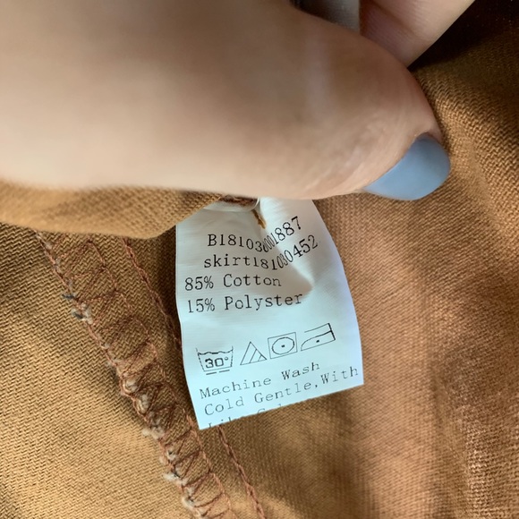 SHEIN cheetah print denim mini skirt size s - Picture 4 of 8